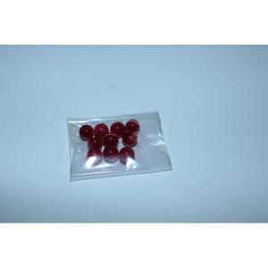 Bag of 10 pink glass balls 8mm
